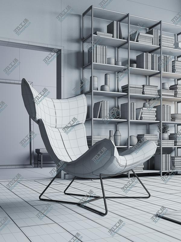 images/goods_img/20210313/Living Room Interior Scene for Cinema 4D and Octane Render 3D/5.jpg